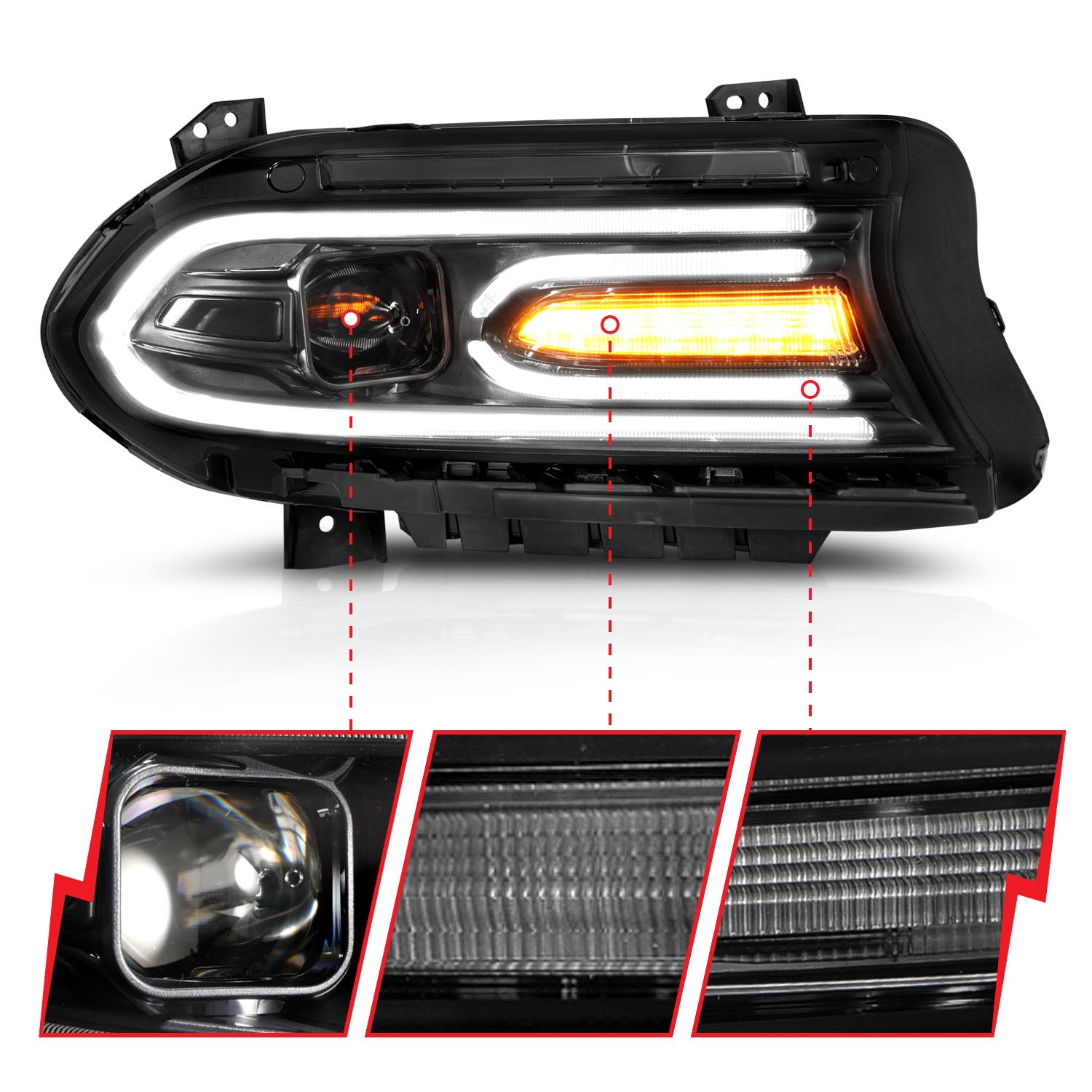 ANZO USA 121559 - Headlight Set