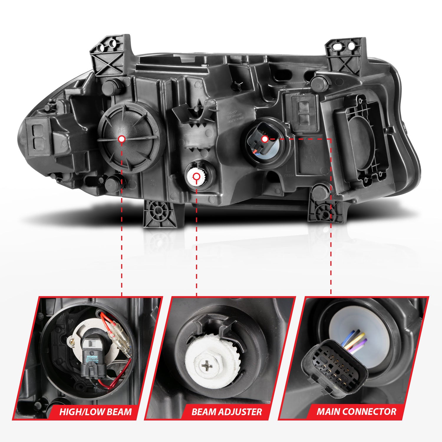 ANZO USA 121559 - Headlight Set