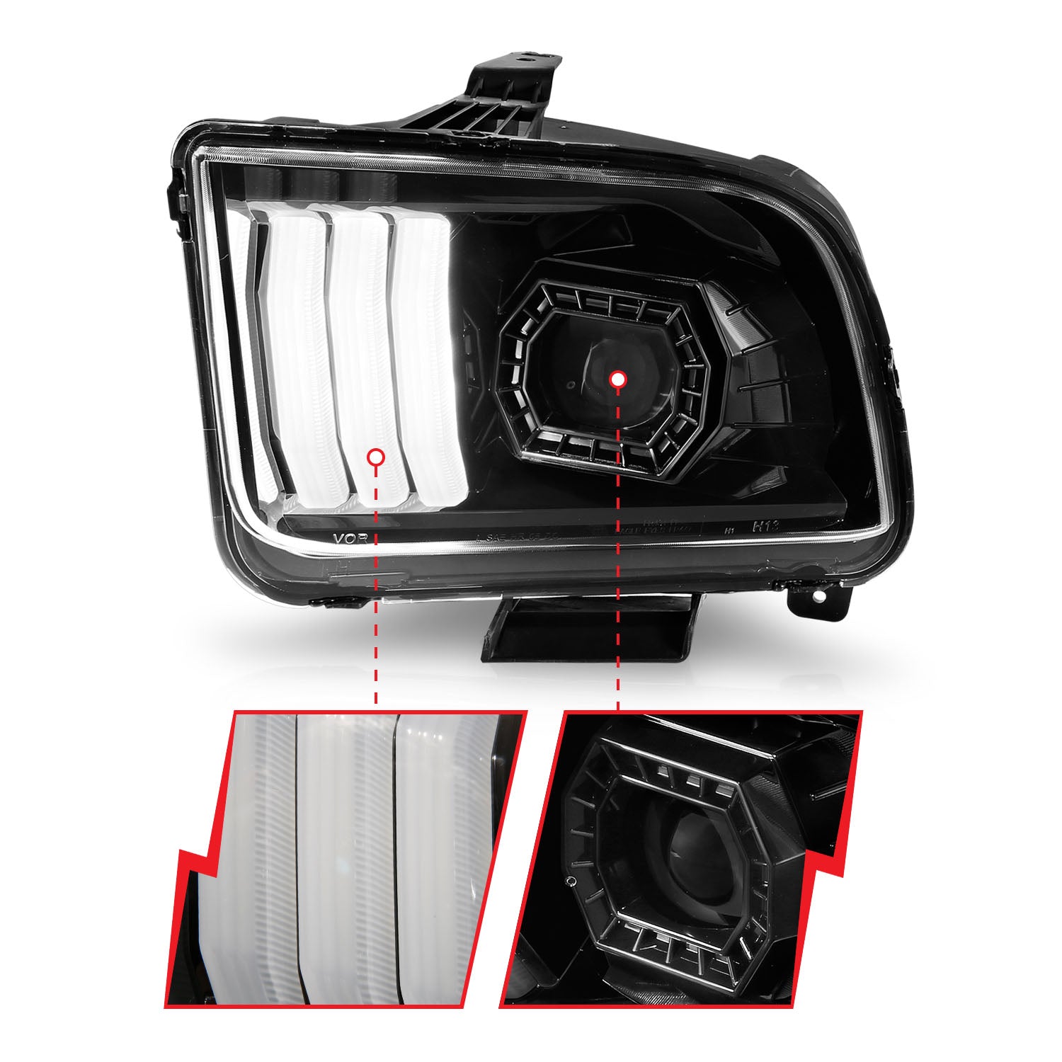 ANZO USA 121566 - Headlight Assembly