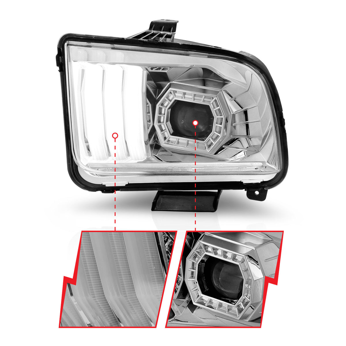 ANZO USA 121567 - Headlight Assembly