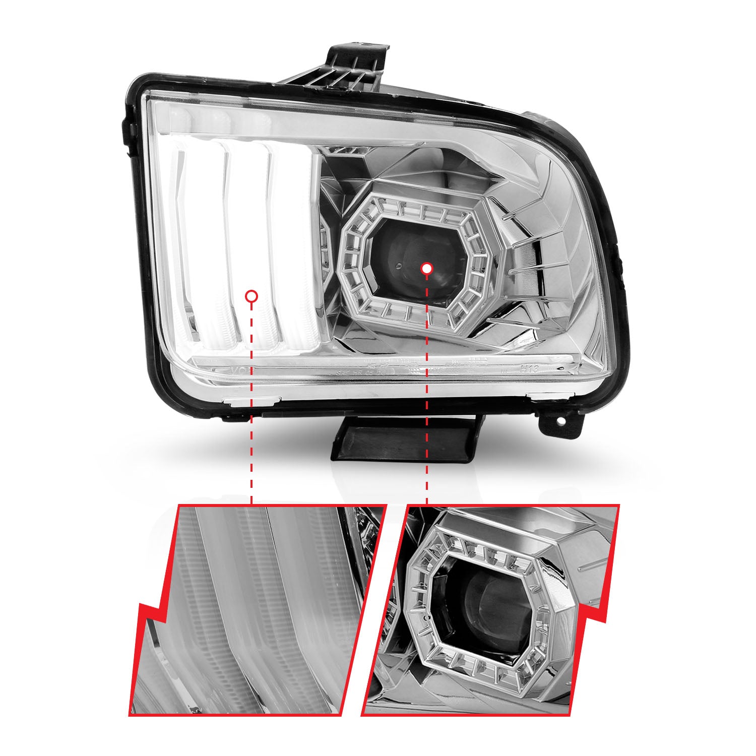 ANZO USA 121567 - Headlight Assembly