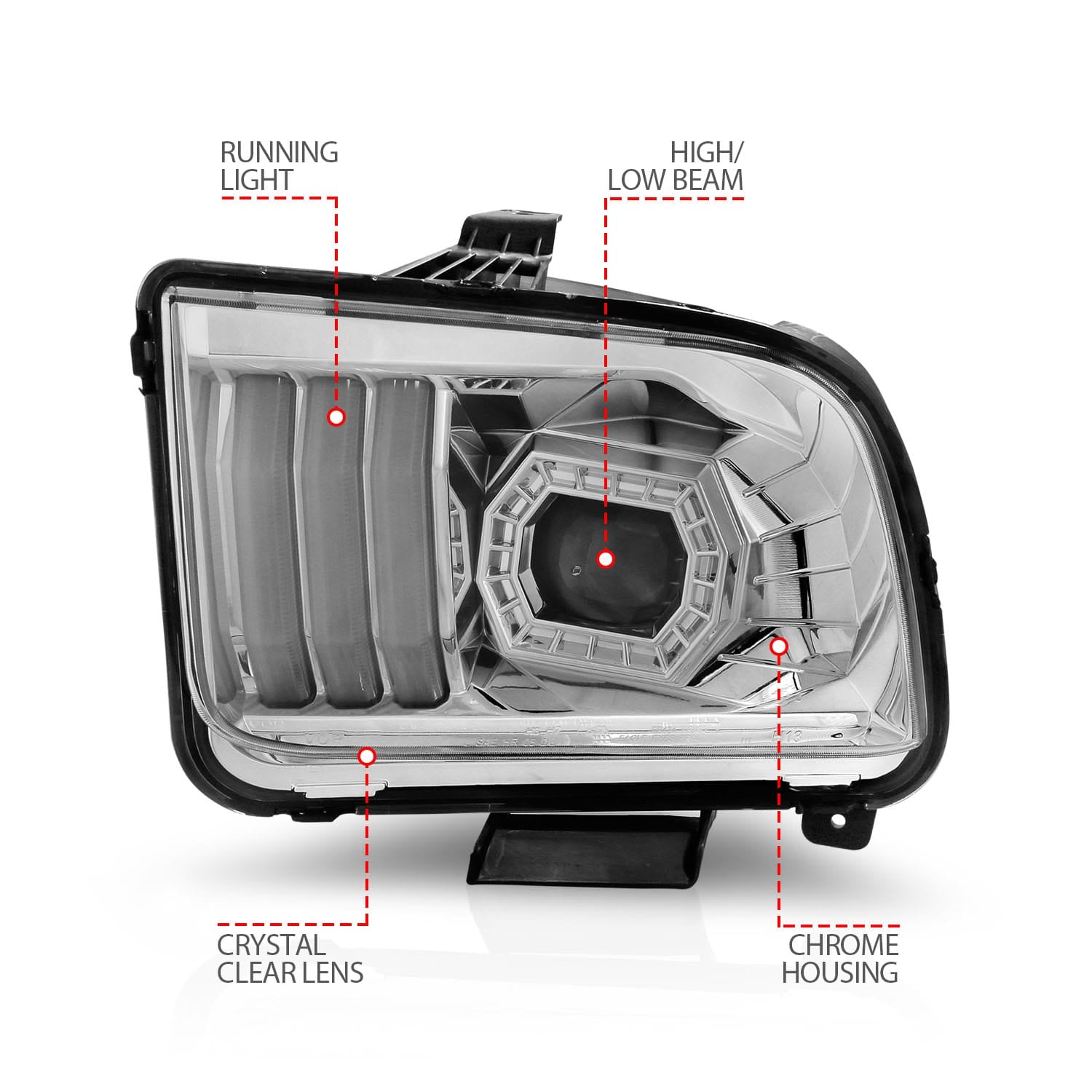 ANZO USA ANZO USA 121567 Headlight Assembly