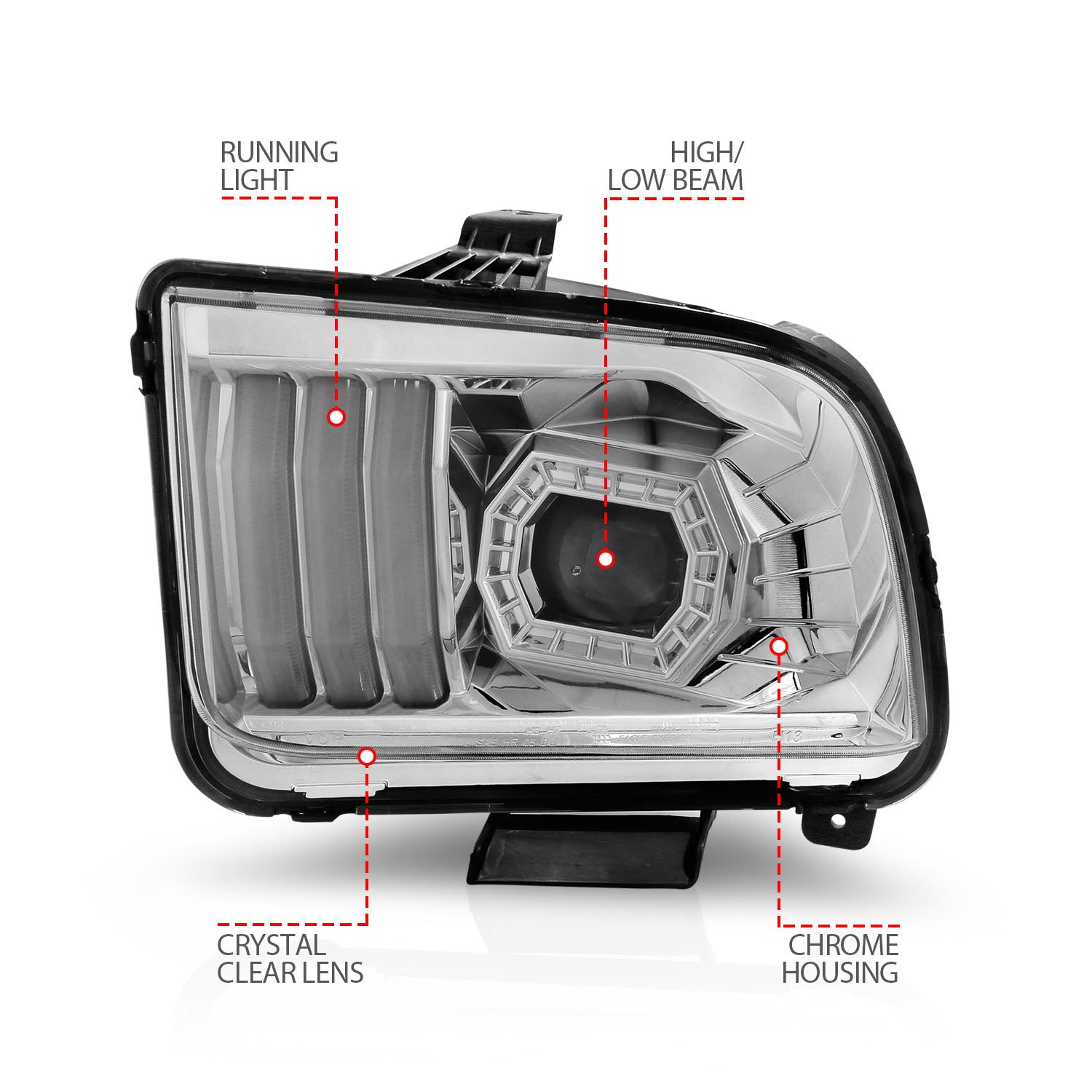 ANZO USA 121567 - Headlight Assembly