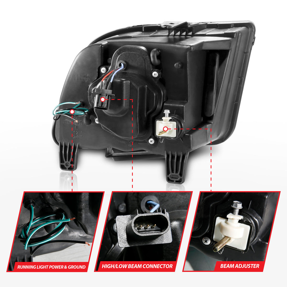 ANZO USA 121567 - Headlight Assembly