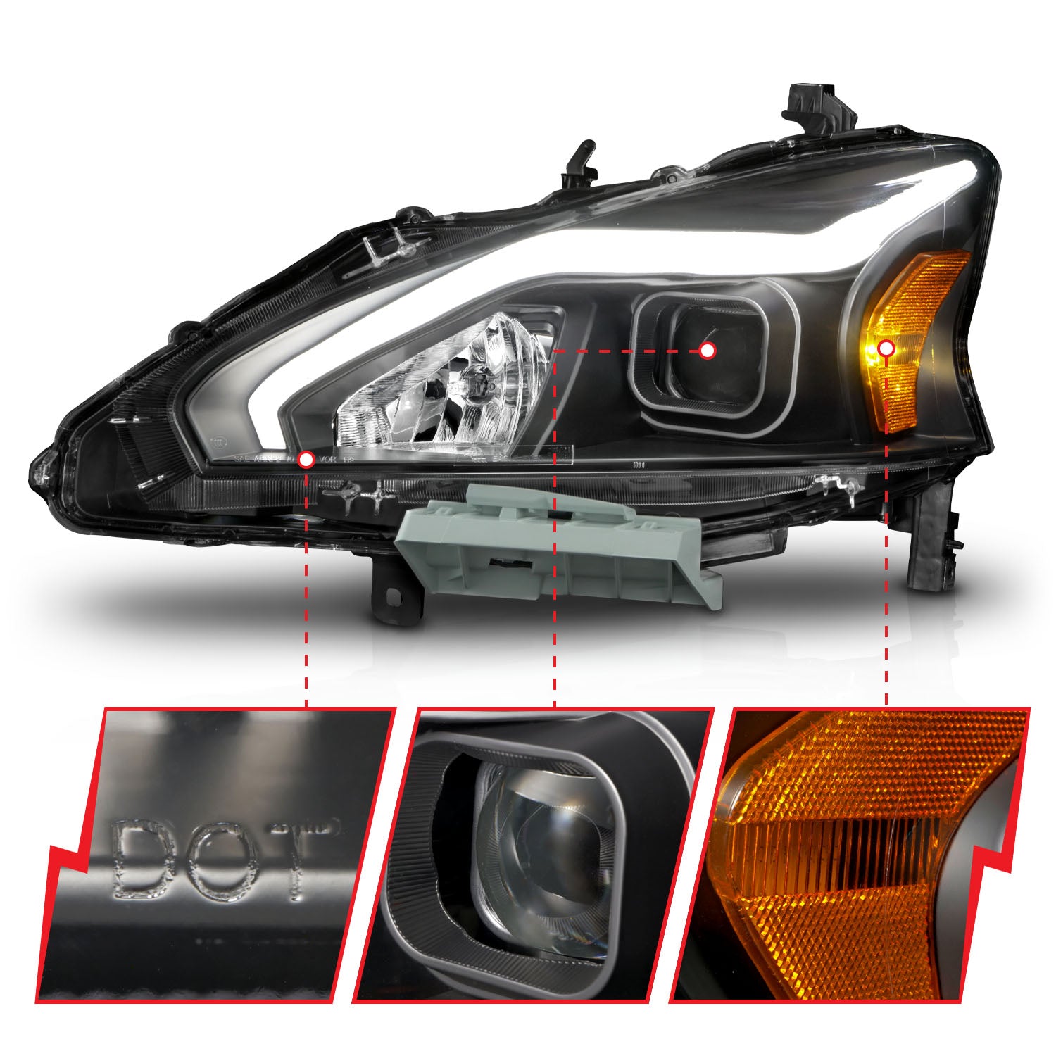 ANZO USA 121569 - Headlight Assembly