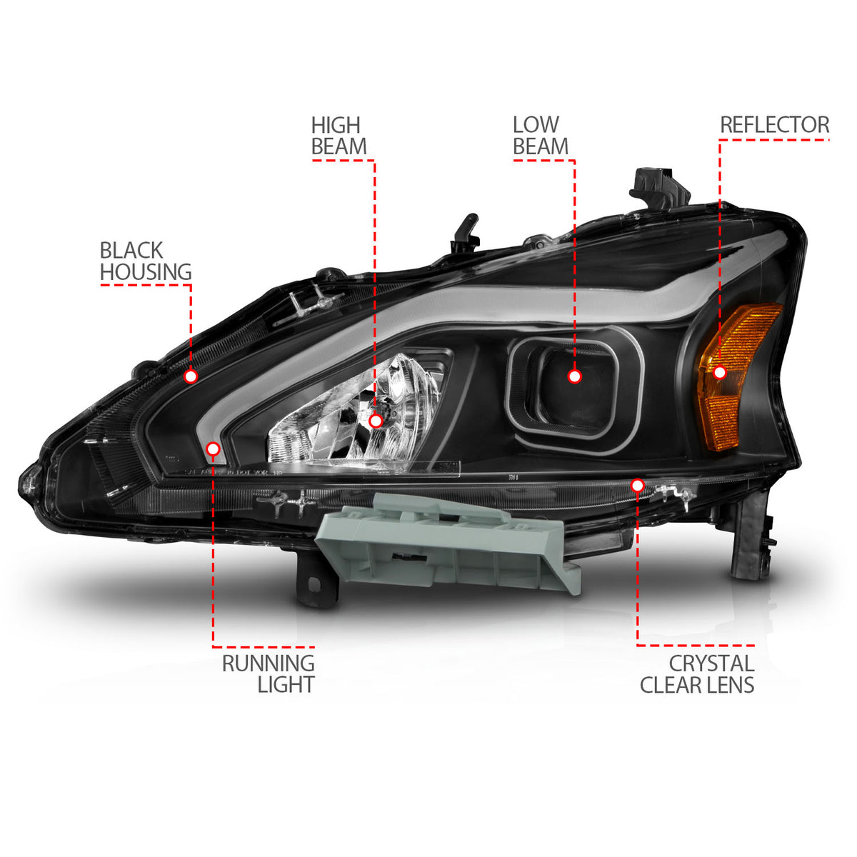 ANZO USA 121569 - Headlight Assembly