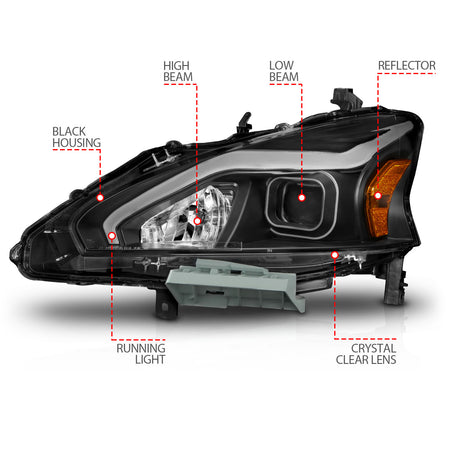 ANZO USA 121569 - Headlight Assembly