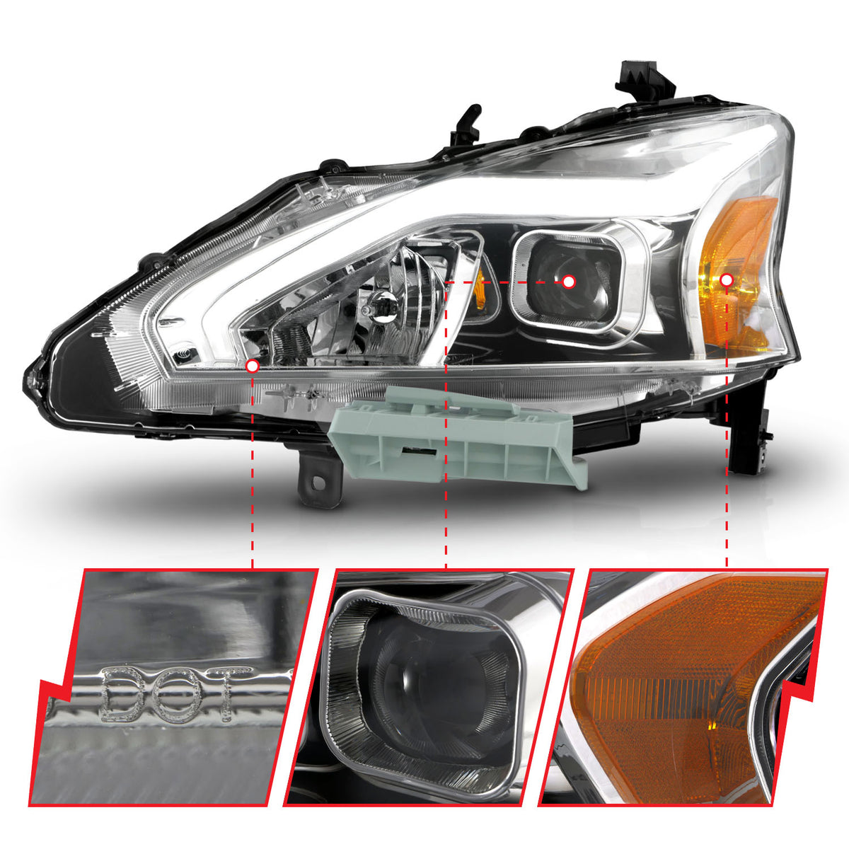 ANZO USA 121570 - Headlight Assembly