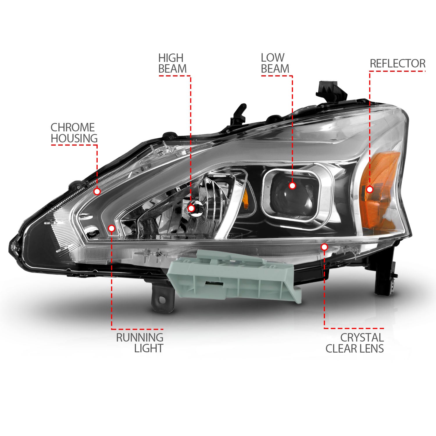 ANZO USA 121570 - Headlight Assembly