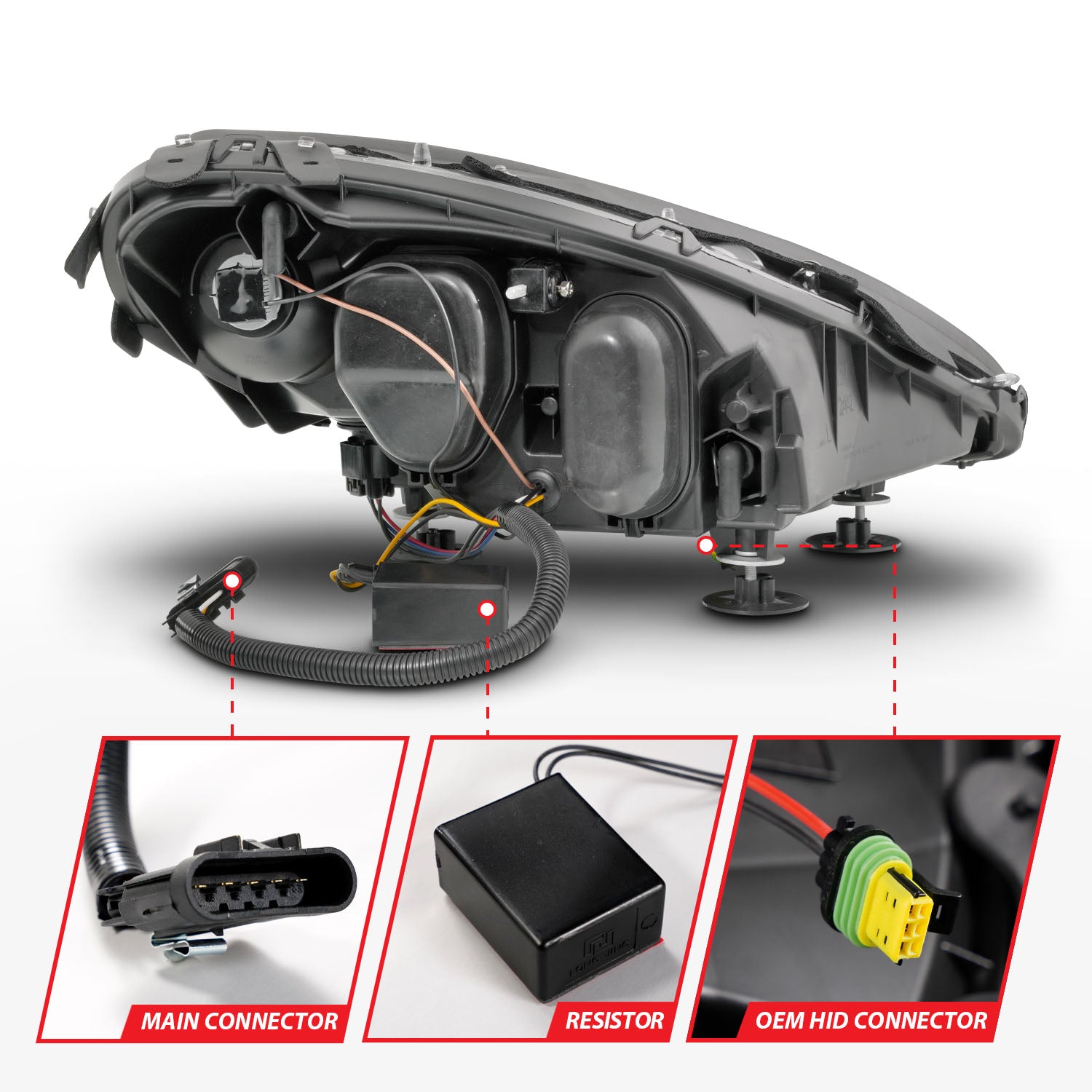 ANZO USA 121571 - Headlight Assembly