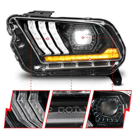 ANZO USA 121572 - LED Projector Headlight Set 2