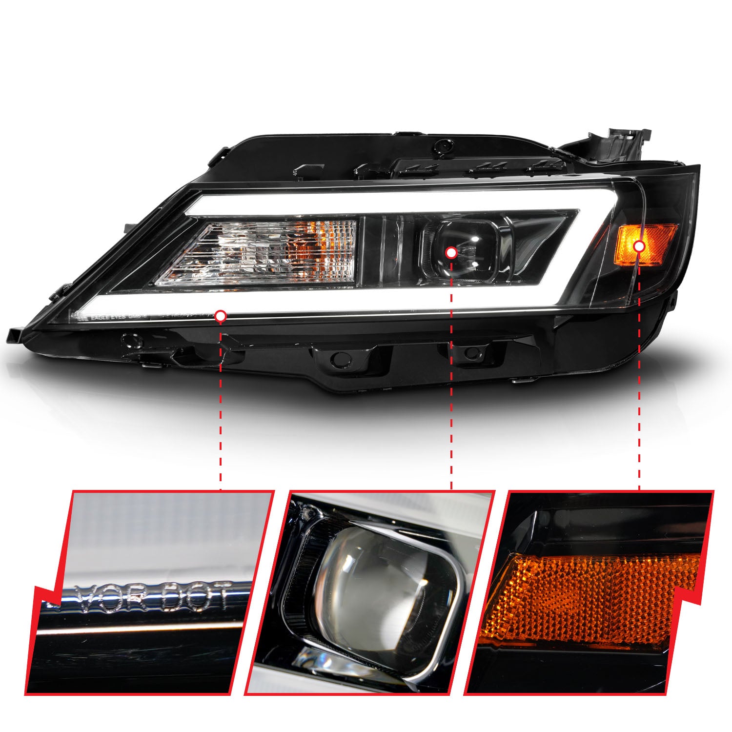 ANZO USA 121574 - Headlight Assembly