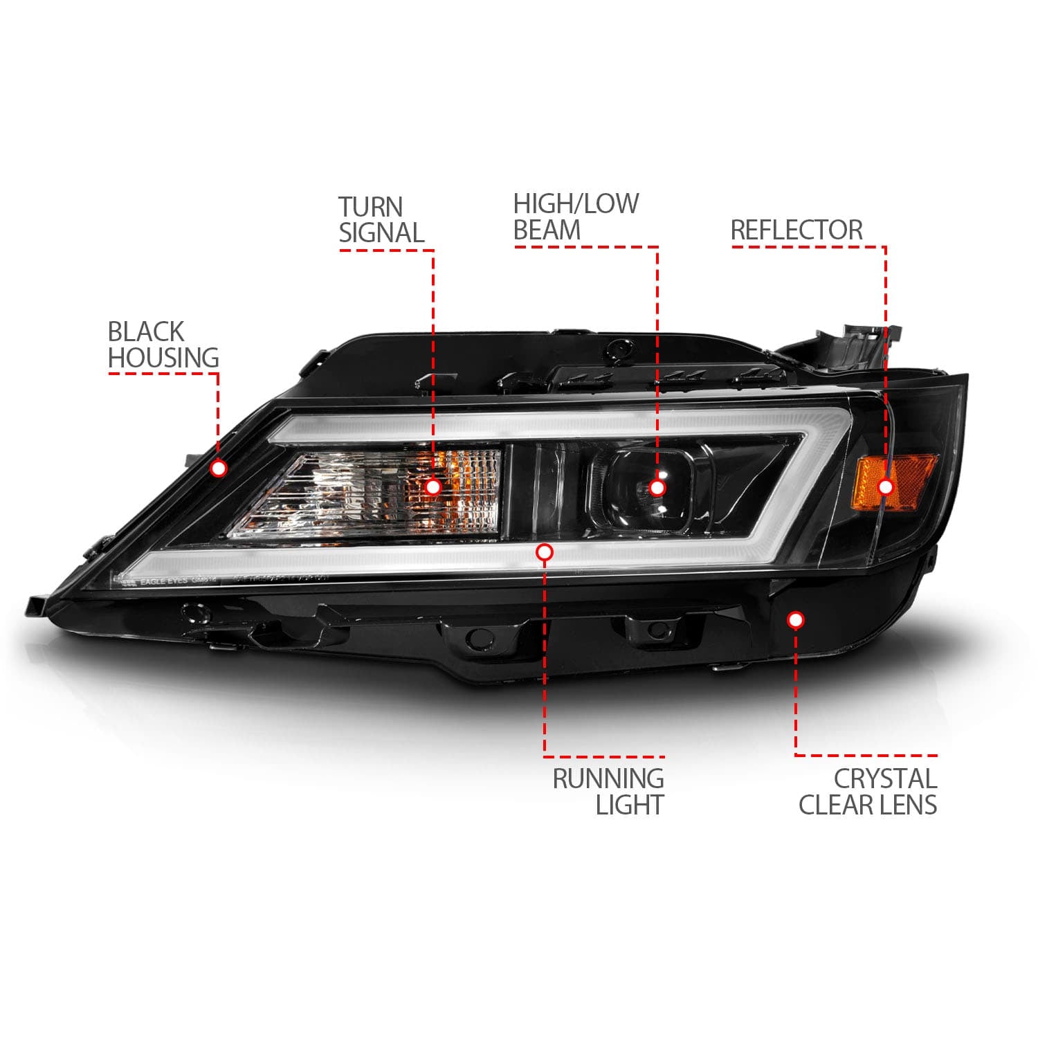 ANZO USA ANZO USA 121574 Headlight Assembly