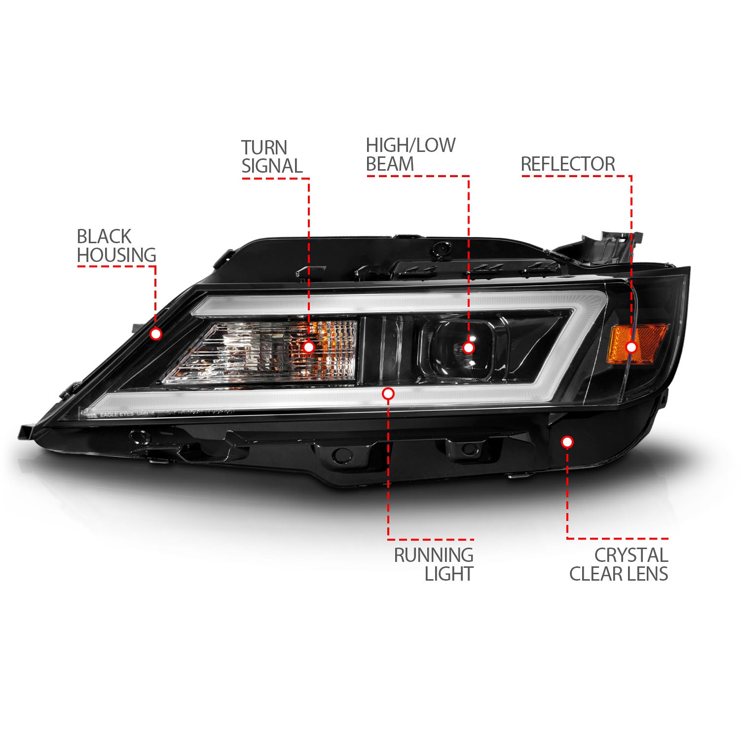 ANZO USA 121574 - Headlight Assembly