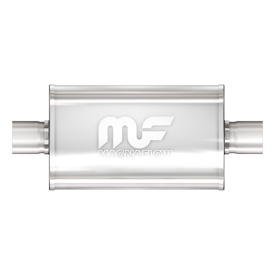 MagnaFlow Exhaust Products 12214 - Straight-Through Performance Muffler; 2in. Center/Center; 5x14x8 Body 5