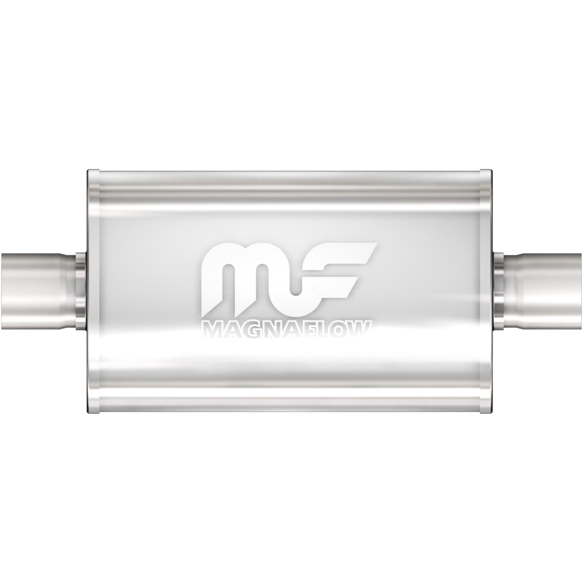MagnaFlow Exhaust Products 12215 - Straight-Through Performance Muffler; 2.25in. Center/Center; 5x14x8 Body 1