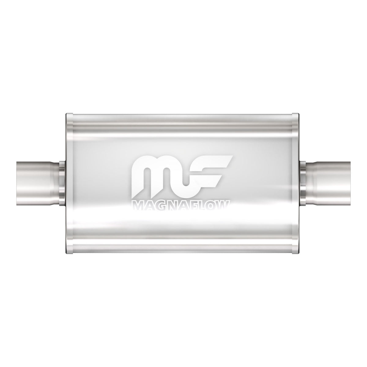 MagnaFlow Exhaust Products 12215 - Straight-Through Performance Muffler; 2.25in. Center/Center; 5x14x8 Body 5