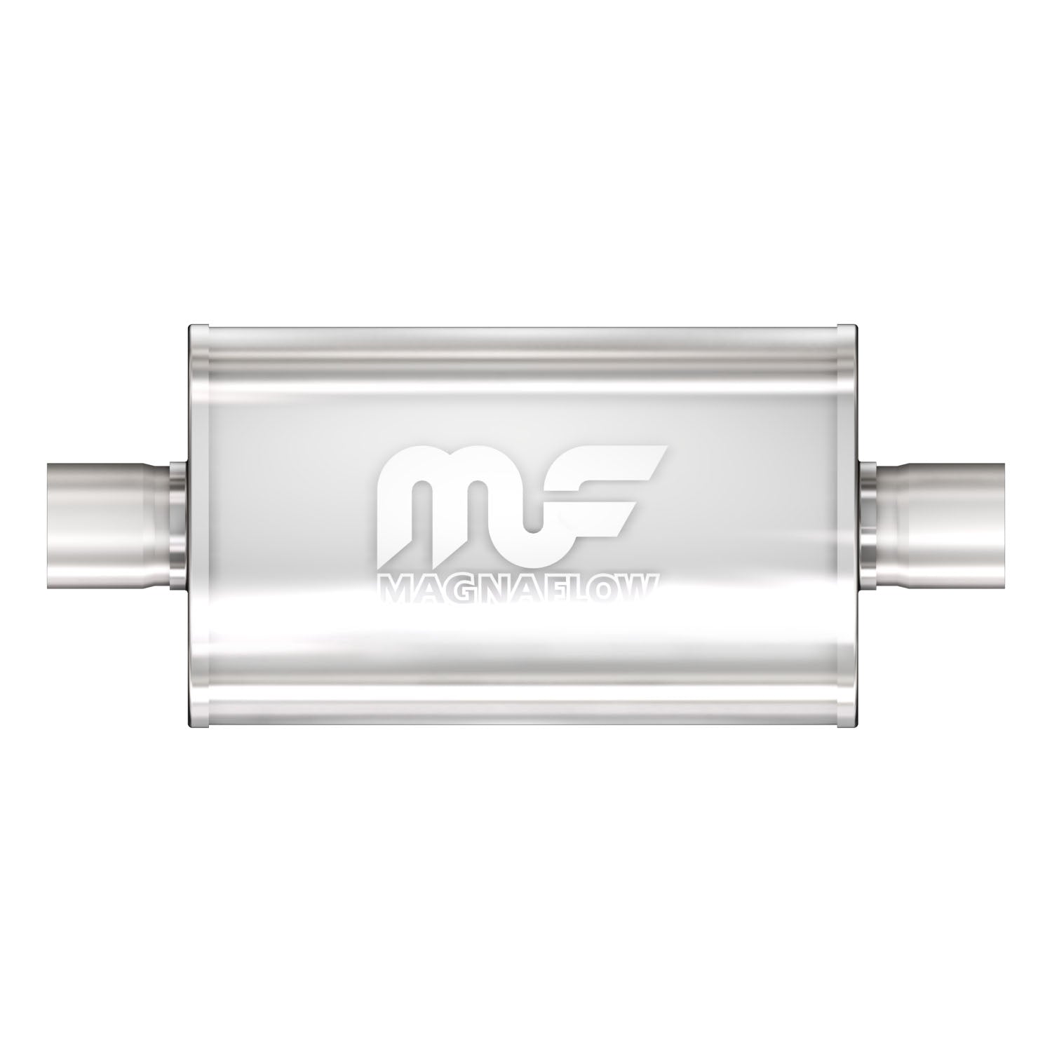 MagnaFlow Exhaust Products 12215 - Straight-Through Performance Muffler; 2.25in. Center/Center; 5x14x8 Body 5