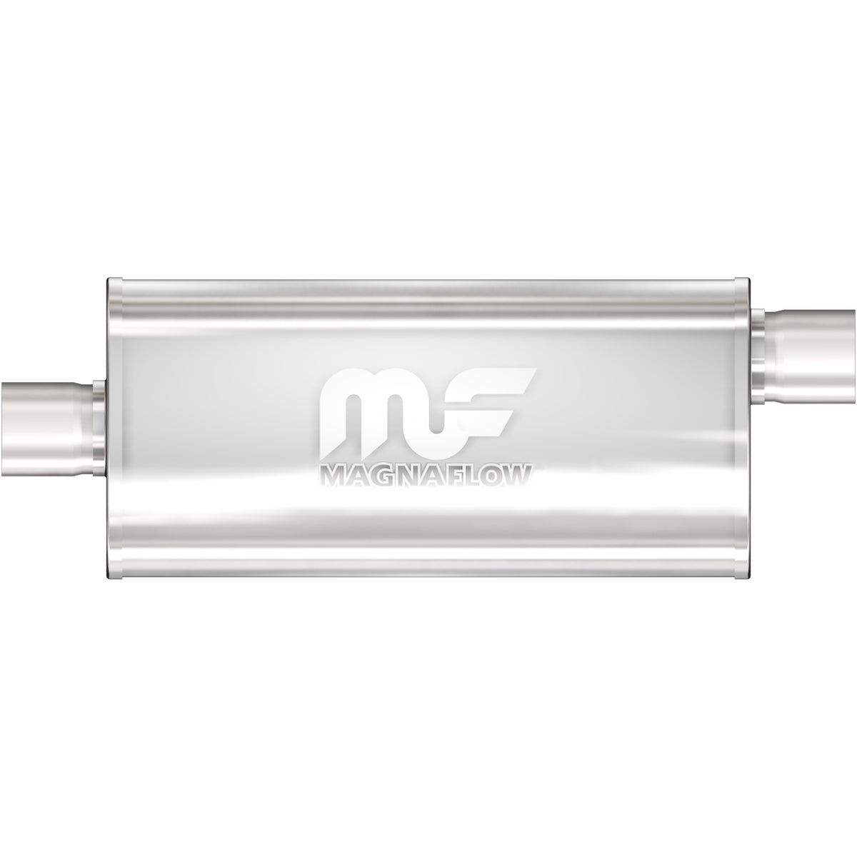 MagnaFlow Exhaust Products 12225 - Straight-Through Performance Muffler; 2.25in. Offset/Center; 5x14x8 Body 1