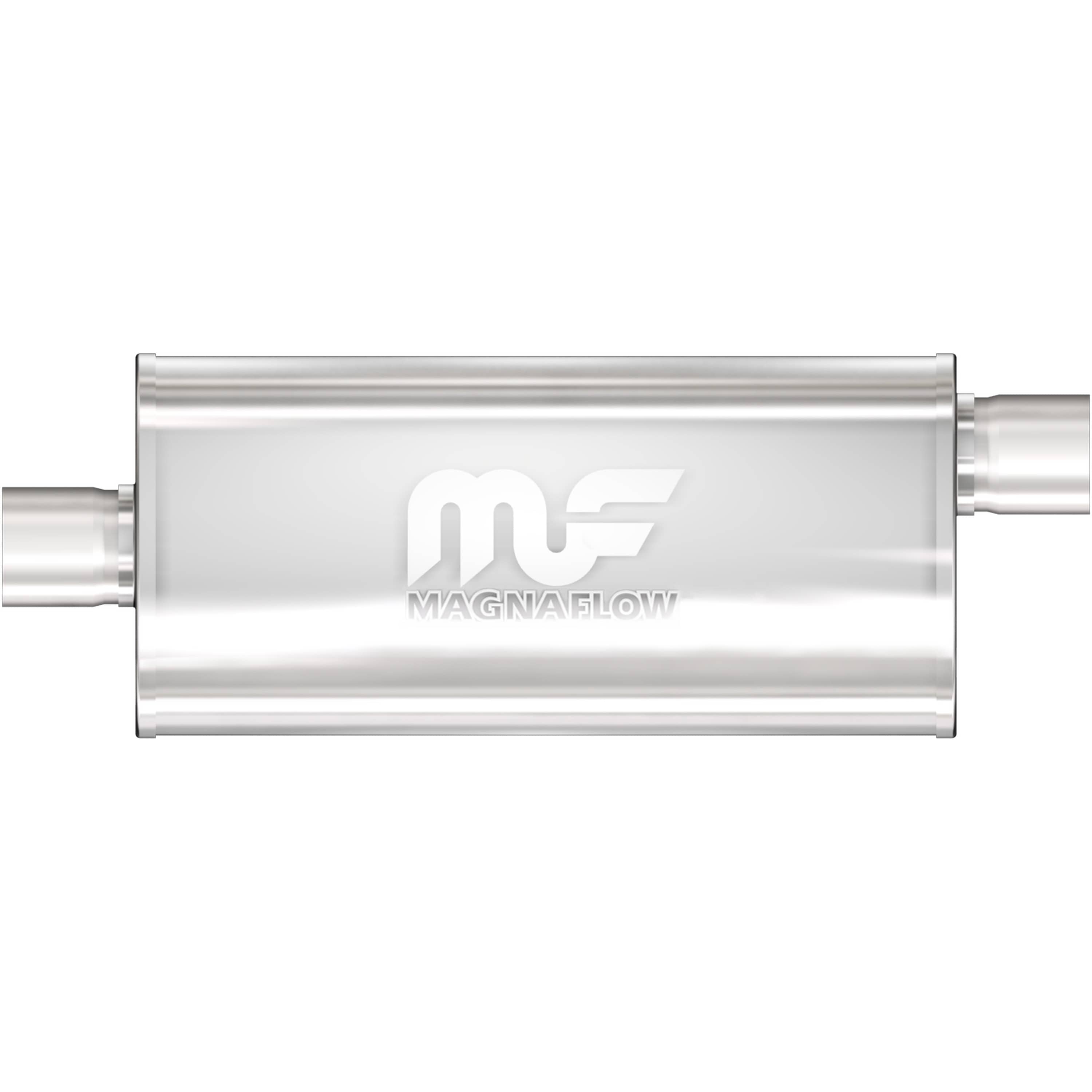MagnaFlow Exhaust Products Exhaust MagnaFlow Exhaust Products 12229 - Straight-Through Performance Muffler; 3in. Offset/Center; 5x14x8 Body
