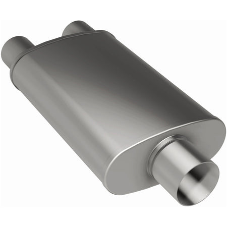 MagnaFlow Exhaust Products 12251 - Straight-Through Performance Muffler; 2.25in. Center/Dual; 5x18x8 Body 2