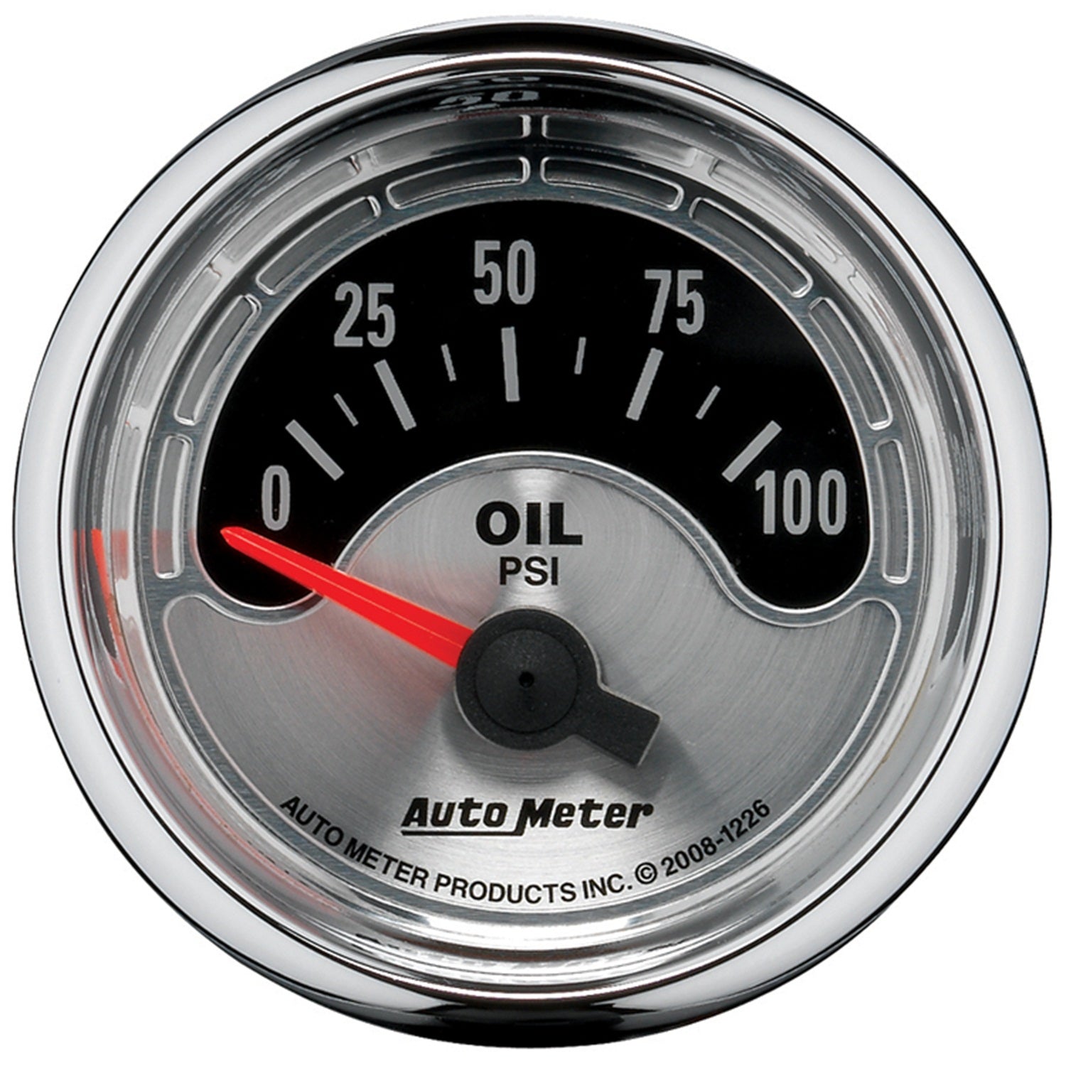 AutoMeter 1226 - GAUGE, OIL PRESS, 2 1/16", 100PSI, ELEC, AMERICAN MUSCLE 3