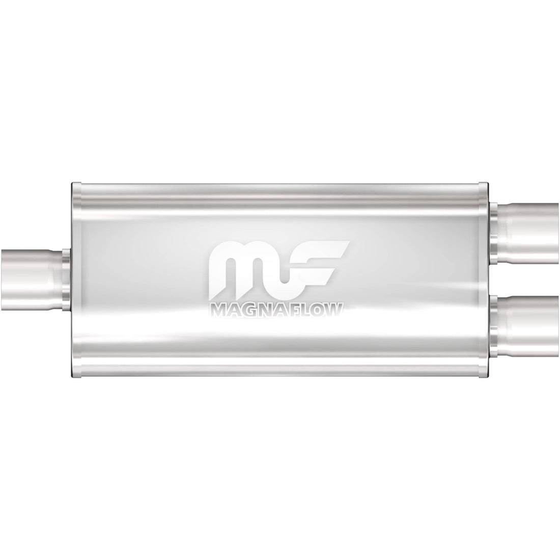 MagnaFlow Exhaust Products Exhaust MagnaFlow Exhaust Products 12280 - Straight-Through Performance Muffler; 2.5/2in. Center/Dual; 5x18x8 Body