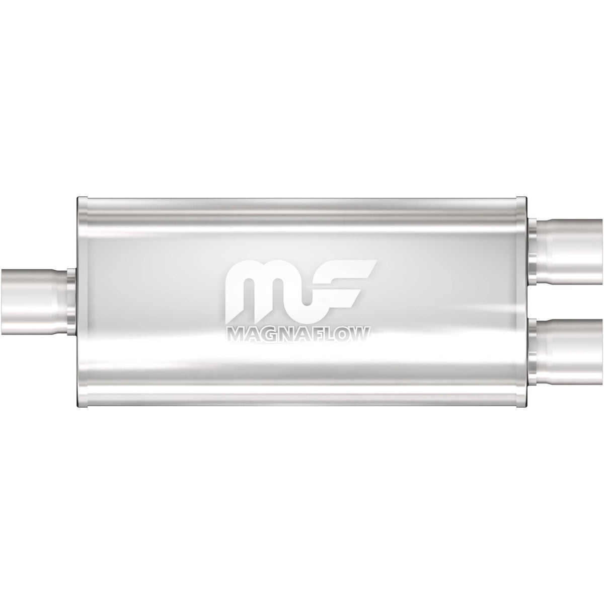 MagnaFlow Exhaust Products Exhaust MagnaFlow Exhaust Products 12280 - Straight-Through Performance Muffler; 2.5/2in. Center/Dual; 5x18x8 Body
