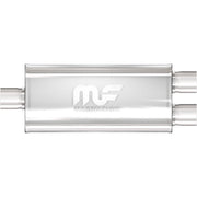 MagnaFlow Exhaust Products Exhaust MagnaFlow Exhaust Products 12280 - Straight-Through Performance Muffler; 2.5/2in. Center/Dual; 5x18x8 Body
