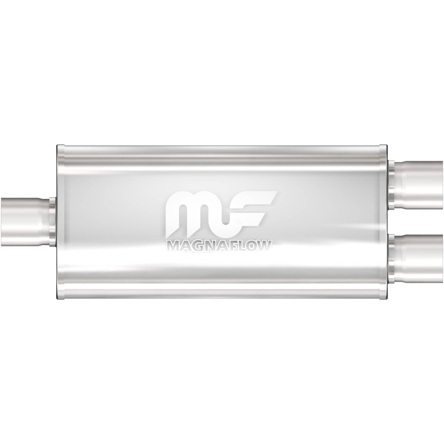MagnaFlow Exhaust Products Exhaust MagnaFlow Exhaust Products 12280 - Straight-Through Performance Muffler; 2.5/2in. Center/Dual; 5x18x8 Body