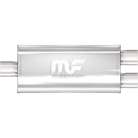 MagnaFlow Exhaust Products Exhaust MagnaFlow Exhaust Products 12280 - Straight-Through Performance Muffler; 2.5/2in. Center/Dual; 5x18x8 Body