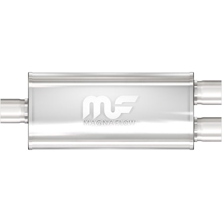 MagnaFlow Exhaust Products 12288 - Straight-Through Performance Muffler; 3/2.5in. Center/Dual; 5x18x8 Body 1