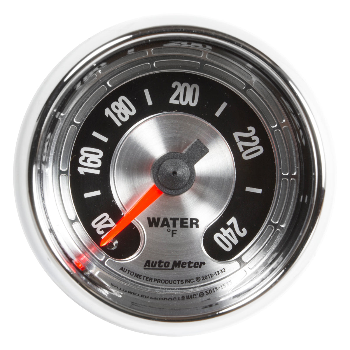 AutoMeter 1232 - GAUGE, WATER TEMP, 2 1/16", 240?F, MECH, AMERICAN MUSCLE 3