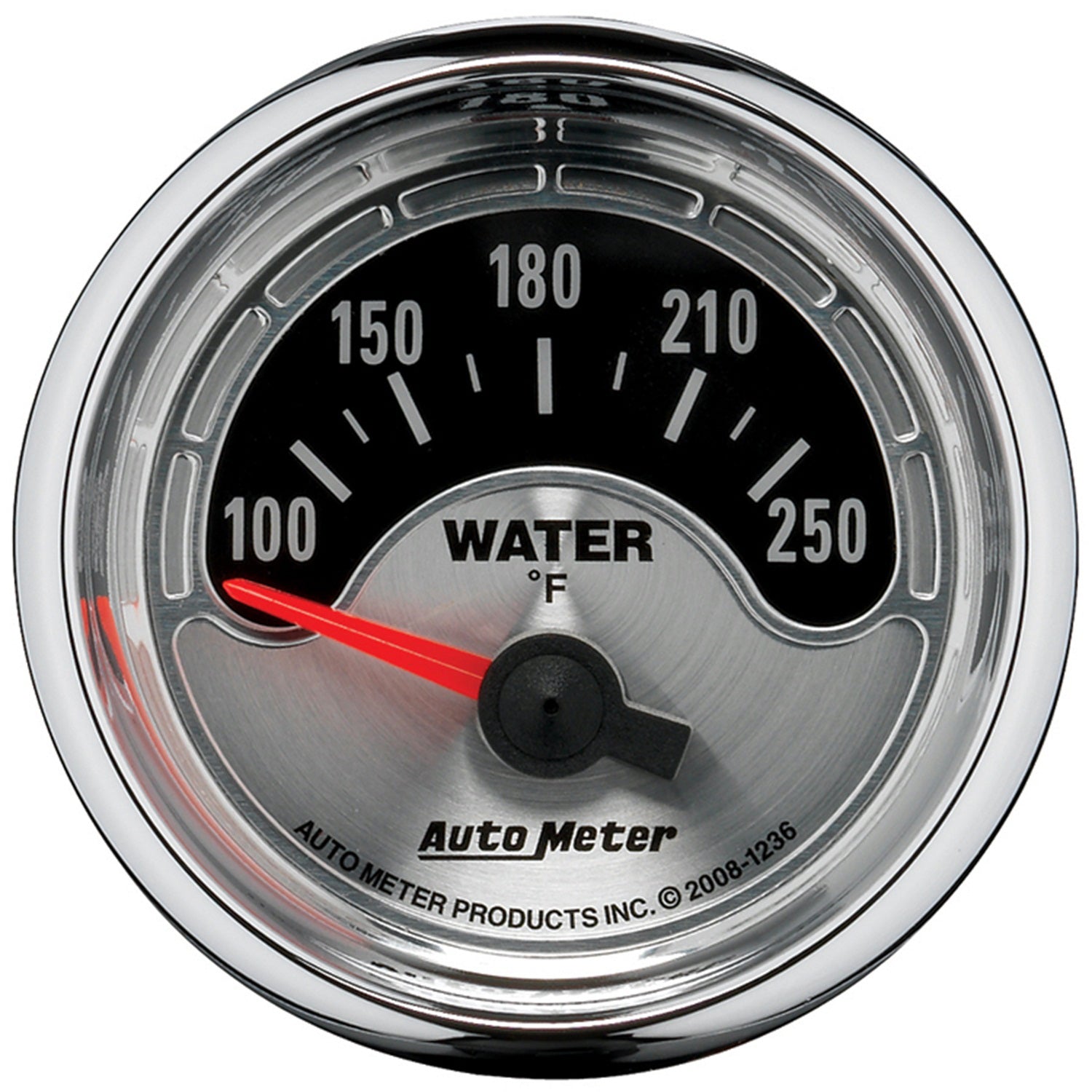 AutoMeter 1236 - GAUGE, WATER TEMP, 2 1/16", 250?F, ELEC, AMERICAN MUSCLE 3