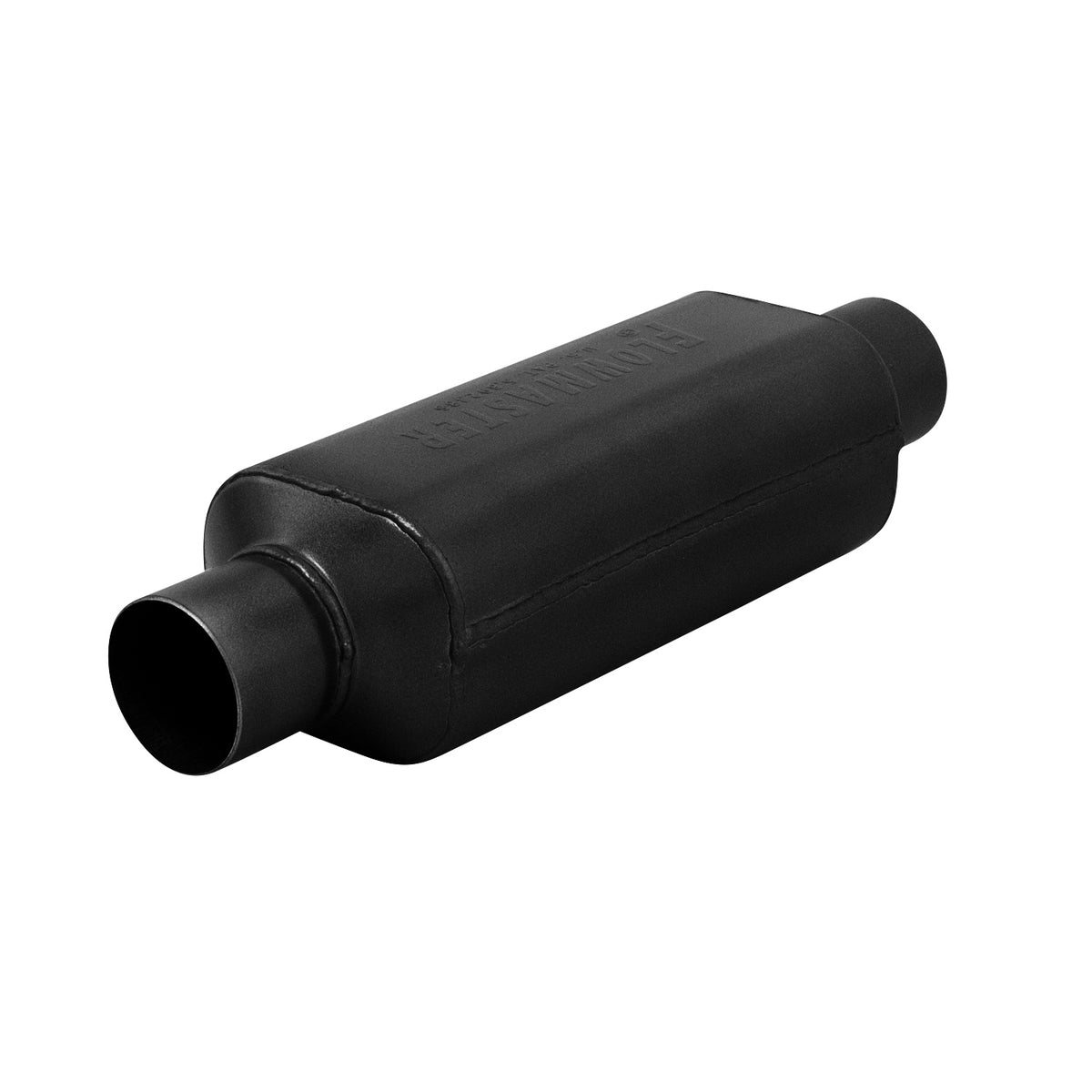 Flowmaster 12412409 - Super Hp-2 Muffler 409SS Super Hp-2 Muffler 409SS 2.25 Center In./2.25 Center Out Aggressive Sound Flowmaster 4