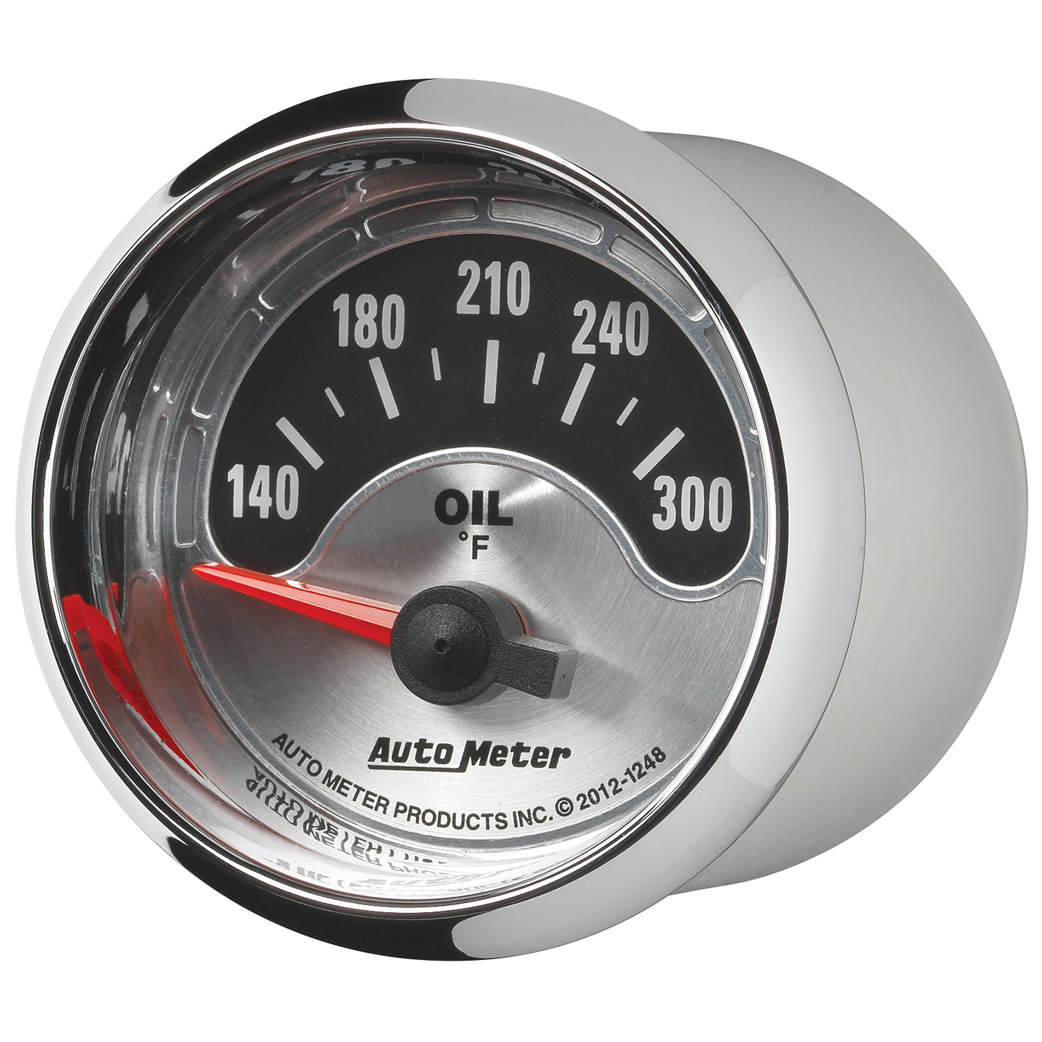 AutoMeter 1248 - GAUGE, OIL TEMP, 2 1/16", 300?F, ELEC, AMERICAN MUSCLE 5