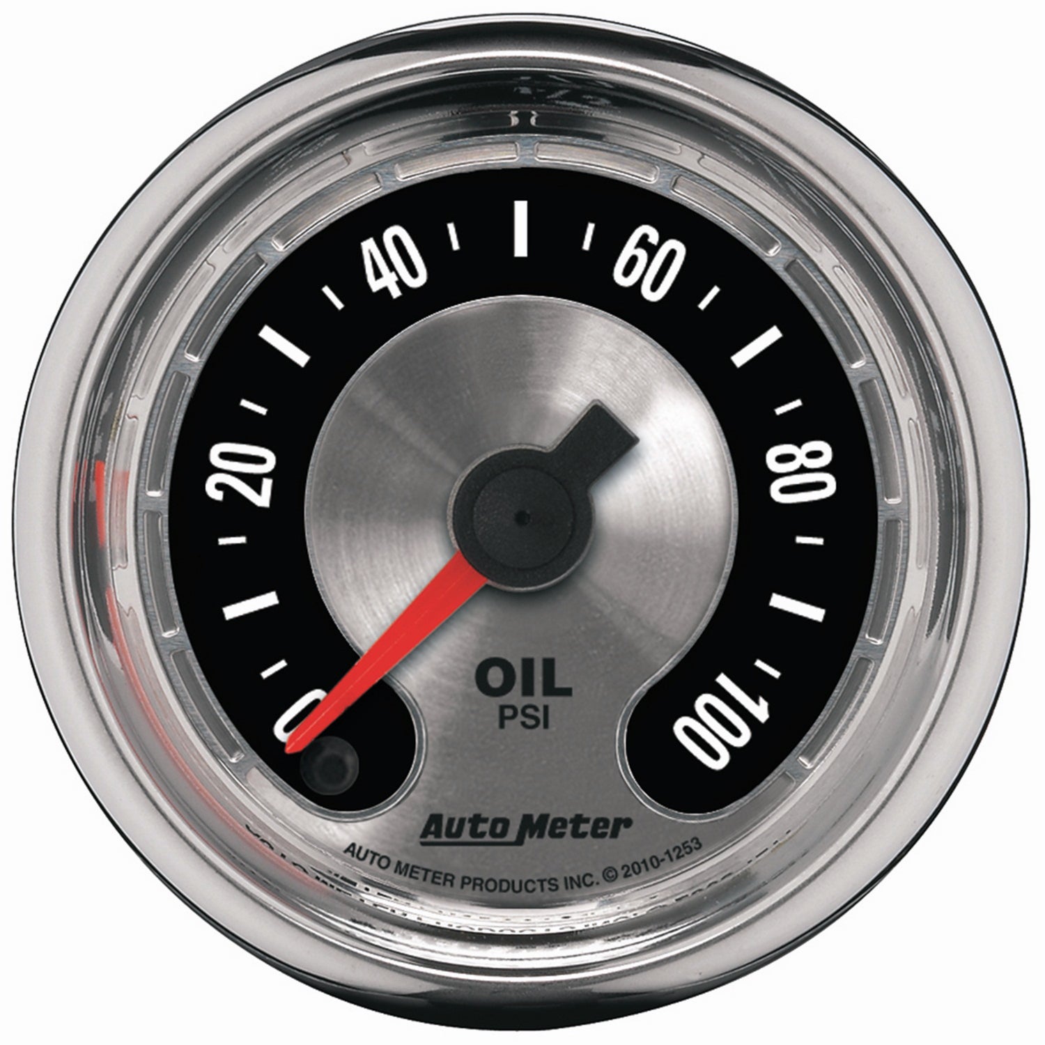 AutoMeter 1253 - GAUGE, OIL PRESS, 2 1/16", 100PSI, DIGITAL STEPPER MOTOR, AMERICAN MUSCLE 5