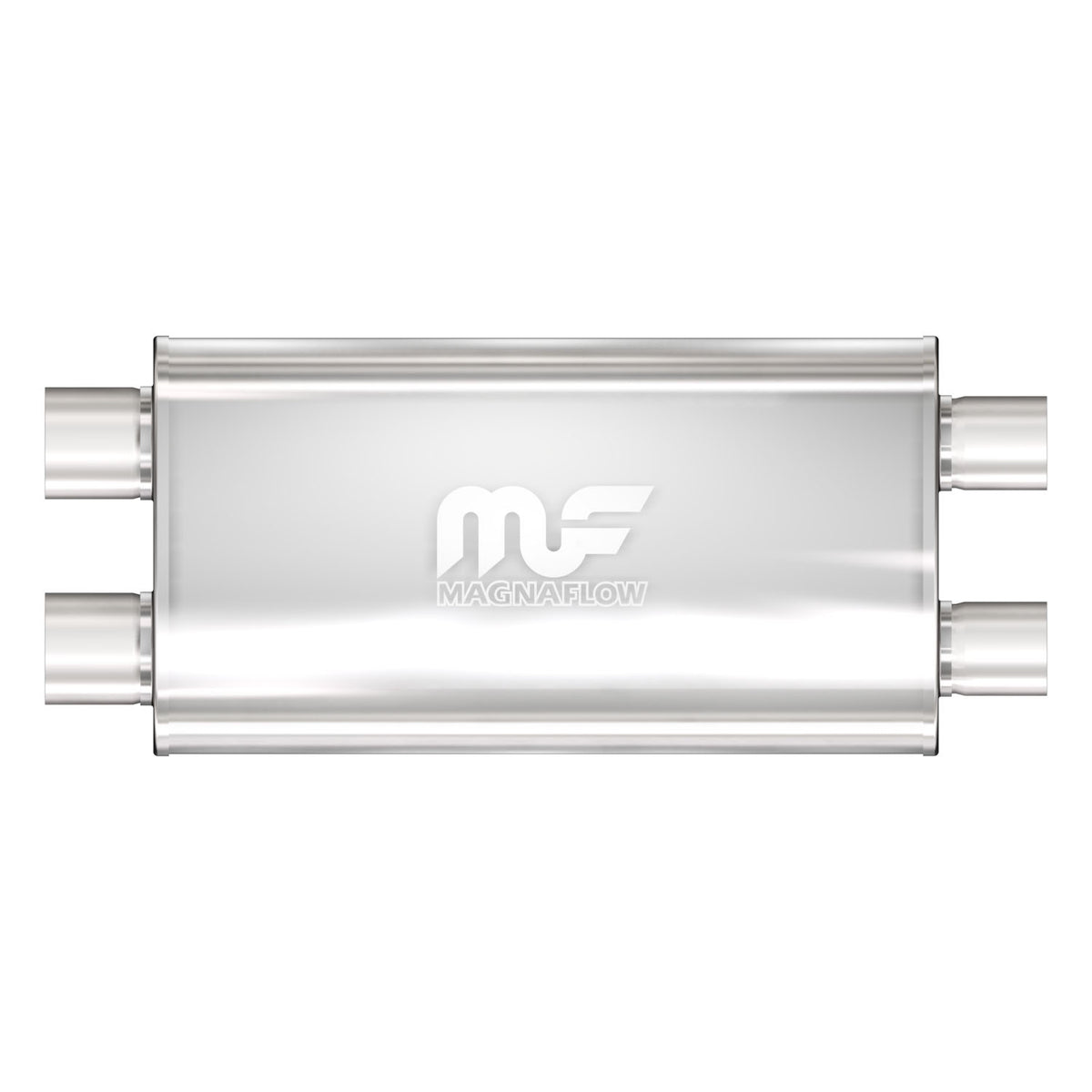 MagnaFlow Exhaust Products 12569 - Straight-Through Performance Muffler; 3/2.5in. Dual/Dual; 5x22x11 Body 5