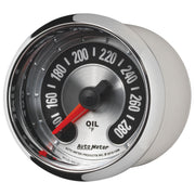 AutoMeter 1256 - GAUGE, OIL TEMP, 2 1/16", 280?F, DIGITAL STEPPER MOTOR, AMERICAN MUSCLE 9