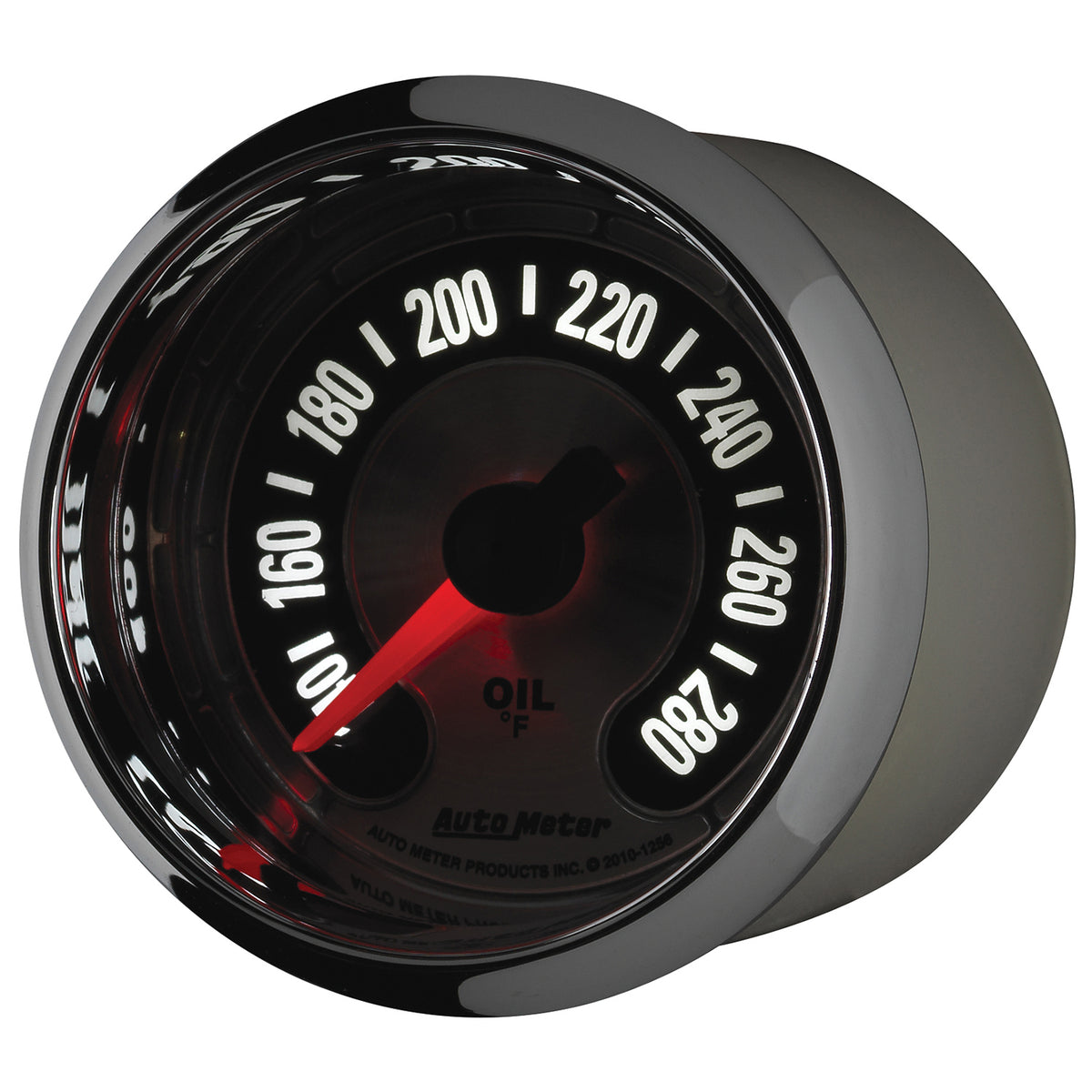 AutoMeter 1256 - GAUGE, OIL TEMP, 2 1/16", 280?F, DIGITAL STEPPER MOTOR, AMERICAN MUSCLE 10
