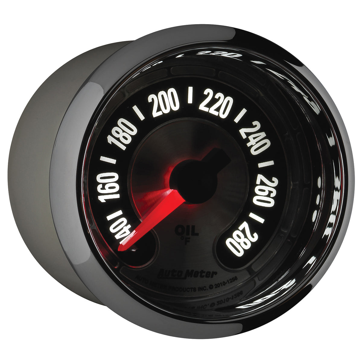 AutoMeter 1256 - GAUGE, OIL TEMP, 2 1/16", 280?F, DIGITAL STEPPER MOTOR, AMERICAN MUSCLE 1