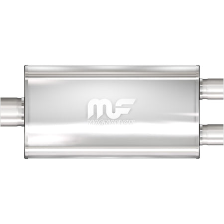 MagnaFlow Exhaust Products Exhaust MagnaFlow Exhaust Products 12580 - Straight-Through Performance Muffler; 2.5/2.25in. Center/Dual; 5x22x11 Body