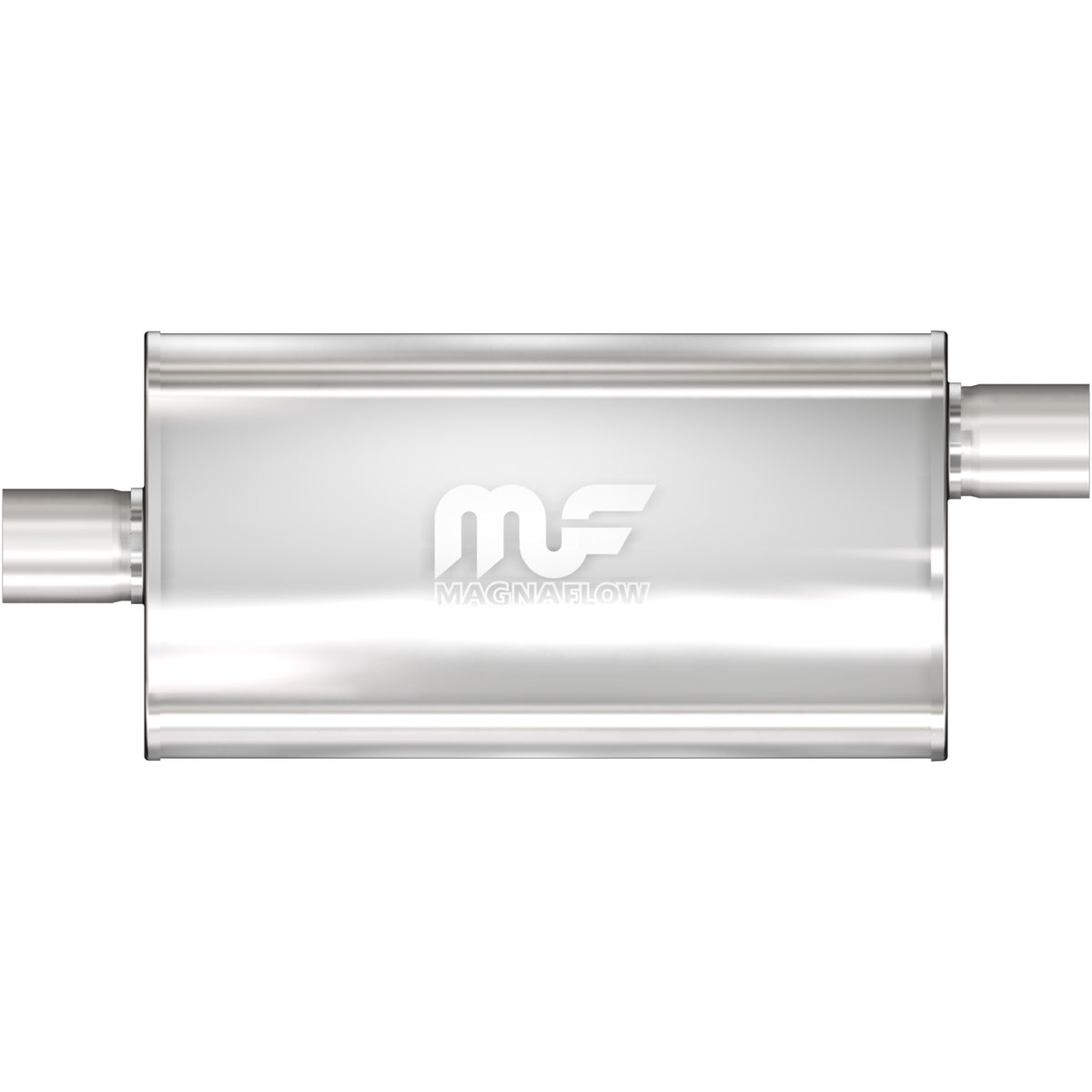 MagnaFlow Exhaust Products 12586 - Straight-Through Performance Muffler; 2.5in. Offset/Center; 5x22x11 Body 1
