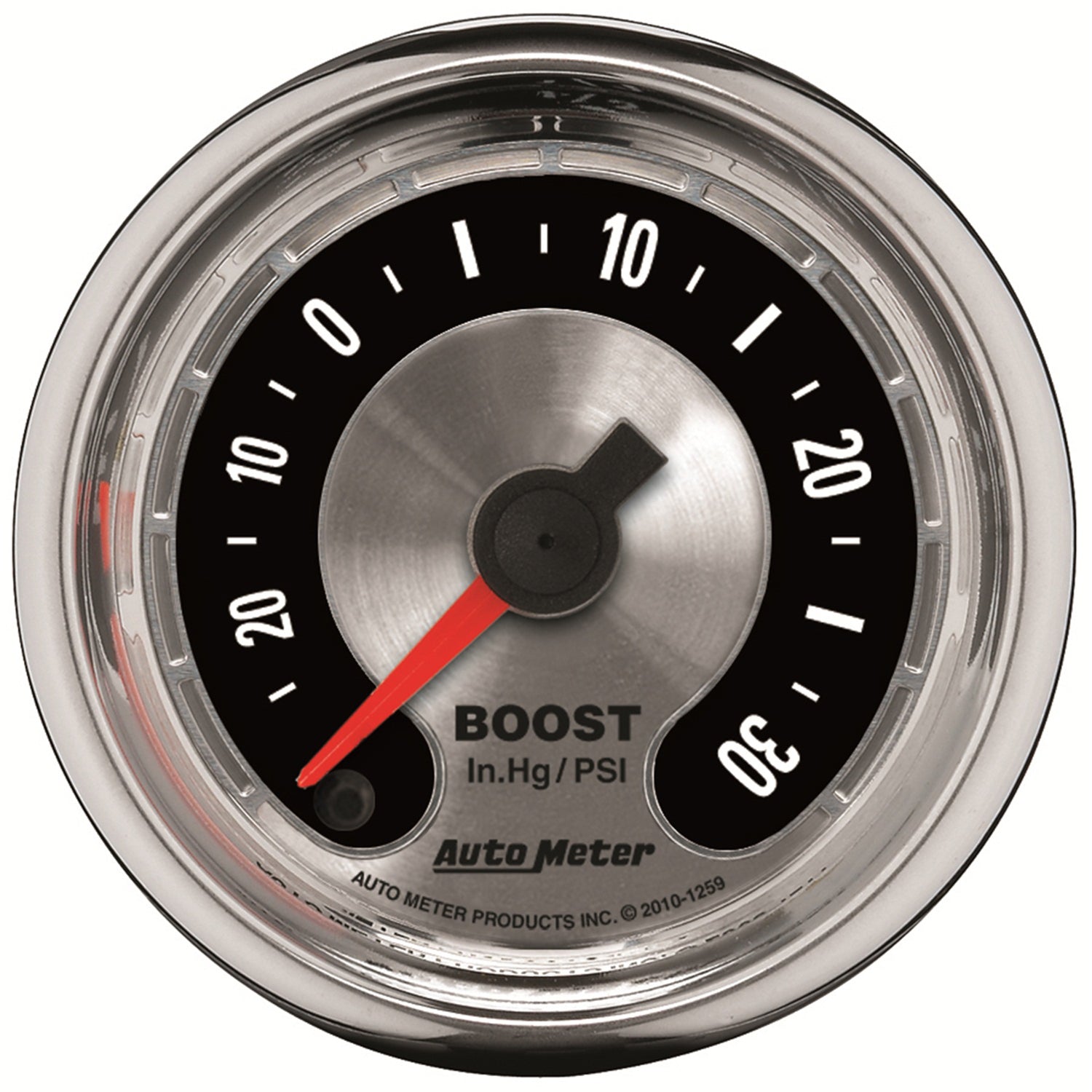 AutoMeter 1259 - GAUGE, VAC/BOOST, 2 1/16", 30INHG-30PSI, DIGITAL STEPPER MOTOR, AMER. MUSCLE 3
