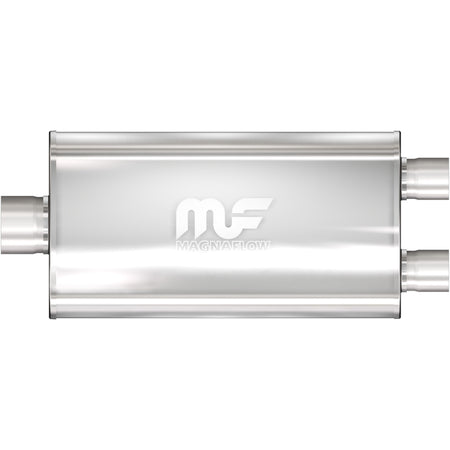 MagnaFlow Exhaust Products 12595 - Straight-Through Performance Muffler; 3.5/3in. Center/Dual; 5x22x11 Body 1
