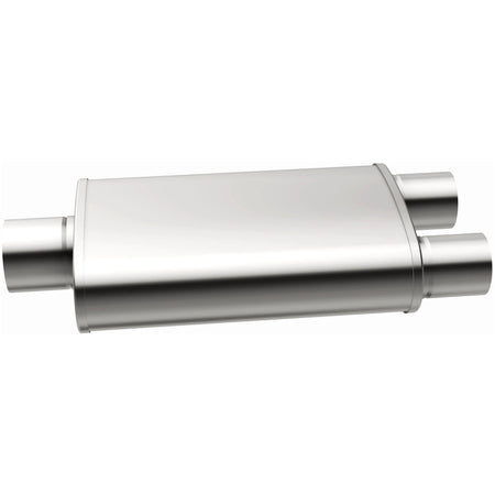 MagnaFlow Exhaust Products 12595 - Straight-Through Performance Muffler; 3.5/3in. Center/Dual; 5x22x11 Body 4