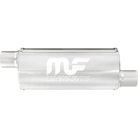 MagnaFlow Exhaust Products 12636 - Straight-Through Performance Muffler; 2.5in. Offset/Offset; 6x14x6 Body 1