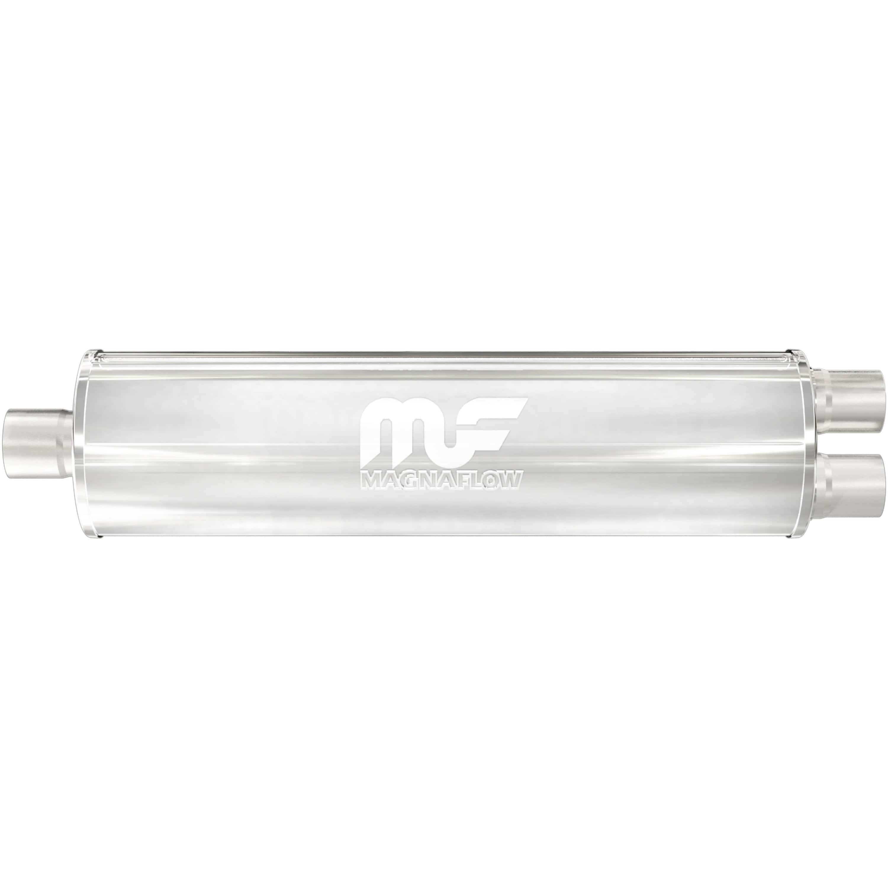 MagnaFlow Exhaust Products Exhaust MagnaFlow Exhaust Products 12763 - Straight-Through Performance Muffler; 3/2.5in. Center/Dual; 7x24x7 Body