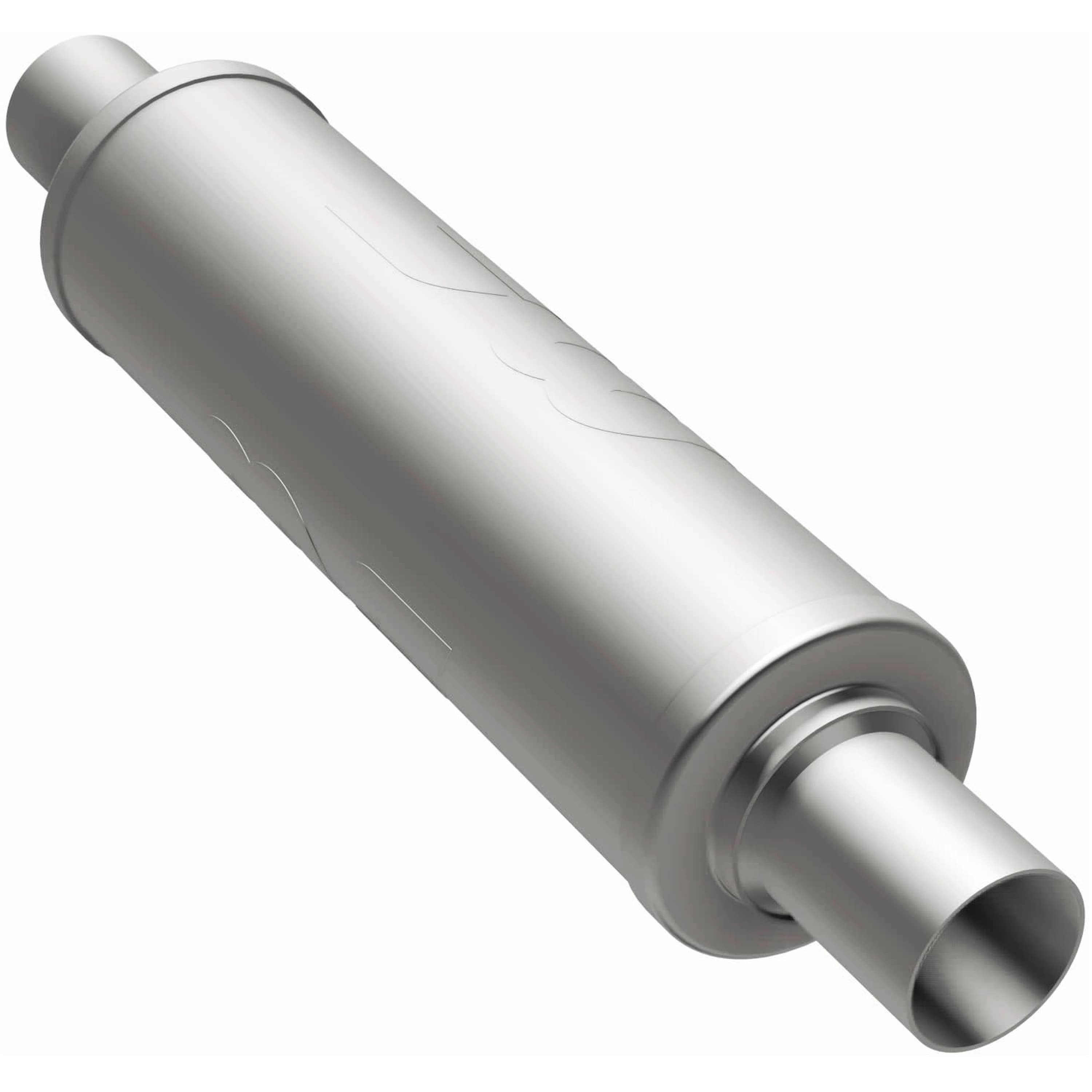 MagnaFlow Exhaust Products Exhaust MagnaFlow Exhaust Products 12772 - Straight-Through Performance Muffler; 4in. Center/Center; 7x24x7 Body