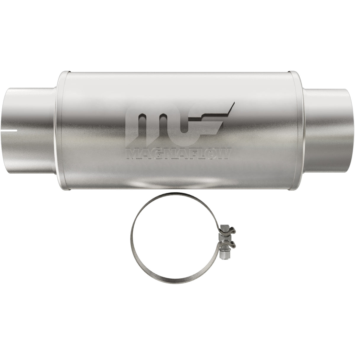 MagnaFlow Exhaust Products 12776 - Straight-Through Performance Muffler; 5in. Center/Center; 7x14x7 Body 1
